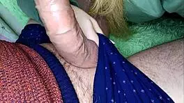 Blowjob in early morning ends with cum in mouth