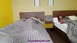 luis garay casually hooks up with his wife's skinny latina niece for some fun.