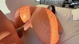 Sophia moans as her beautiful buttocks hit a big object hard in the sun