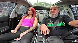 i drove a naked redhead through sao paulo streets in my car