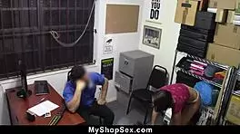 suspect hides store items in her bra