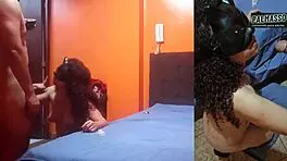 me follo a la mama de mi amigo rapidin en el baño 😈