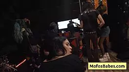 watch natural busty brunette nia bleu get fucked by brett maker during band rehearsal