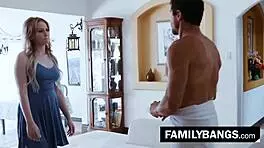 Naughty Teen Masseuse Rubs and Fucks Best Friend’s Dad Hard