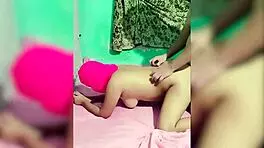 couple fucking doggystyle, she moans loud