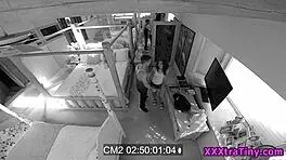 petite redhead with small tits gets facial from big cock