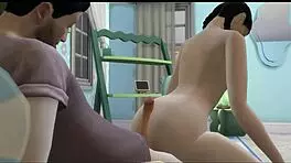 i'm in charge of my little niece who wants to play with my hard dick