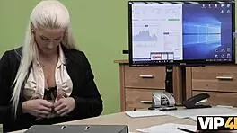 blonde teen passes casting with blowjob