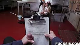 Asia lee and lindsey lakes blow jay romero while mads flores and jacob coldwater watch in pov reality