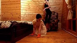 Rich bitch and husband humiliate humble housekeeper 😏