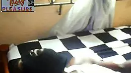 Watch this horny teen suck dick and finger herself