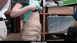 joseline kelly gets caught and deals with officer in hardcore missionary and striptease!