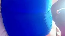 Wife Sucks Stepbrother's Cock and Rides Him Roughly