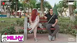 Greta Sweet Sucks Cock and Gets Fucked in Public at Police Station