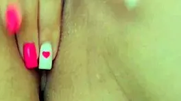 Horny Cutie Fingers Tight Pussy