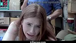 Caught pepper hart stealing candies, leading to hard banging and group punishment in office