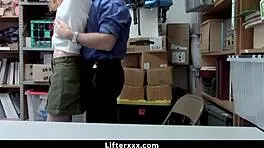 Caught pepper hart stealing candies, leading to hard banging and group punishment in office