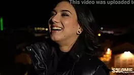 Lena, naughty Marseille brunette, craves hard anal sex with big ass pounding