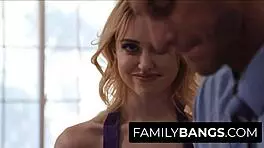 Chloe Feels Intense Pleasure From Father's Cumshot