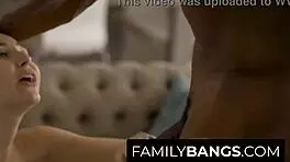 Why punish your stepdaughter like that? black stepfather fucks tight teen