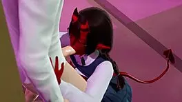 Meruccubus Feels Intense Pleasure After Studying in Uncensored 3D Hentai