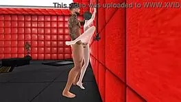 Second Life - Fucking Cute Japanese Girl with Blowjob and Anal