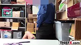 Thief Geneva gets punished with big cock in garage 😏. Her cuteness won't save her!