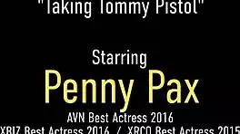 Horny babe Penny Pax licks cum after mouth and pussy fucking