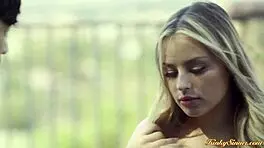 Girlfriend gets fucked hard by boyfriend after cheating, leading to deepthroat and orgasm.