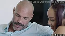 Horny Petite Cheerleader Alexis Tae Craves Rough Ass-to-Mouth with Charles Dera