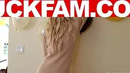 Melody Marks And Lindsey Lakes Give Blowjob To Donnie Rock In Pre Party Fun