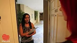 Skinny Lesbian Sinn Sage Craves Siri's Huge Natural Tits