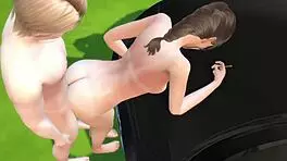 Young Girl Explores Car Adventure