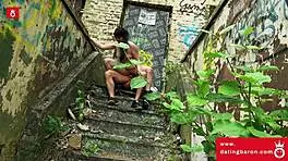 german gothic teen 18+ doreen loves giving head before getting dick in public pickup