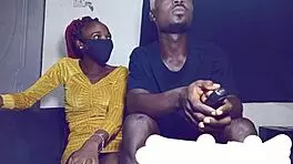 My step sister seduced me to suck and fuck her while watching tv