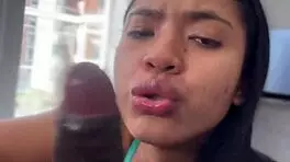 yo, check this deep blowjob with bbc from amateur couple nysdel, so hot