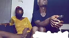 My step sister seduced me to suck and fuck her while watching tv