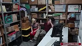 Thief Fucks Officer While Bf Watches