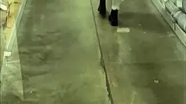 lacey acts dirty in public with feet and blowjobs