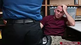 Thief Fucks Officer While Bf Watches