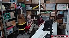 Thief Fucks Officer While Bf Watches