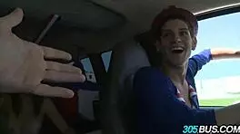 redhead delila darling got wild on 4th of july, banging in public