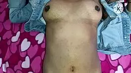 Girlfriend And Wife Enjoy Bedroom Time