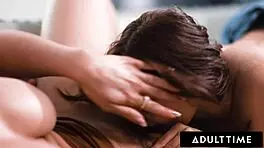 milf rachael cavalli gives in to teen babysitter reese robins' seduction