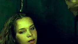 blonde teen gets punished with extreme anal in the car, fed up waiting