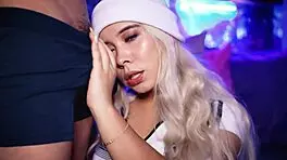 I invited my horny classmate over to deepthroat my cock and show off her bubble butt.