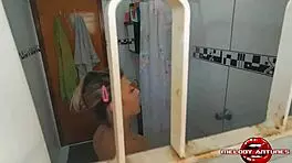 Blonde Bombshell Melody Antunes Fucks Friend Raw In Shower Without Condom!