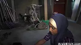 arab slave drops booty first time in public 23km outside army base