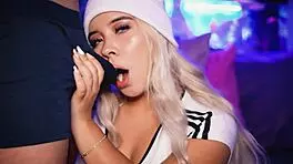 I invited my horny classmate over to deepthroat my cock and show off her bubble butt.