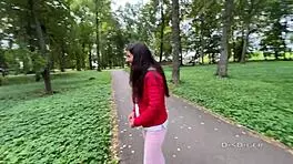 picked up 18yo girl with skate and fucked her bent over in public park